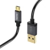 Hama 173625 ADATKÁBEL MICRO USB "ELITE - METAL" 1,5M