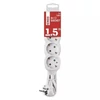 Emos P0421R HOSSZABBÍTÓ 1,5 M / 4 ALJZAT / FEHÉR / PVC / 1,5 MM2
