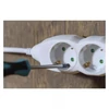 Emos P0325R HOSSZABBÍTÓ 5 M / 3 ALJZAT / FEHÉR / PVC / 1,5 MM2