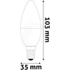 Avide ABC14NW-2.9W LED CANDLE IZZÓ 2.9W E14 NW 4000K SUPER HIGH LUMEN