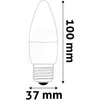 Avide ABC27NW-6W LED CANDLE IZZÓ 6W E27 NW 4000K