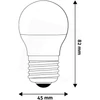 Avide ABMG27NW-4.5W LED GLOBE IZZÓ MINI G45 4.5W E27 NW 4000K