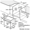 Bosch HBA5785S6 SÜTŐ BEÉPÍTHETŐ ELEKTROMOS