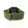 Mybandz 22SKU7635 TÉPŐZÁRAS RUGALMAS SZÖVET ÓRASZÍJ / KHAKI / 22MM
