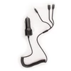 Carguard 55051 UNIVERZÁLIS TELEFONTÖLTŐ, MICRO USB + IPHONE 5/6 CSATLAKOZÁSSAL + USB 1A