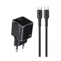 Usams YXLOGTC01  HÁLÓZATI TÖLTŐ TYPE-C KÁBELLEL