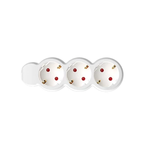 Home by somogyi NV 3K/WH/1,5 3-AS ELOSZTÓ KAPCSOLÓVAL, 1,5 MÉTER 3X1,5MM2 FEHÉR