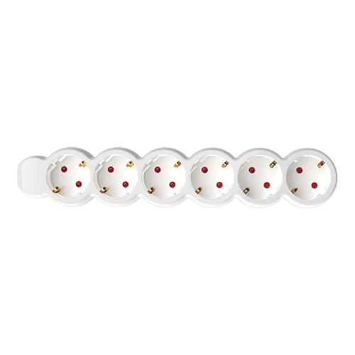 Home by somogyi NV 6-3/WH/1,5 6-OS ELOSZTÓ, 3 MÉTER 3X1,5 MM2 FEHÉR