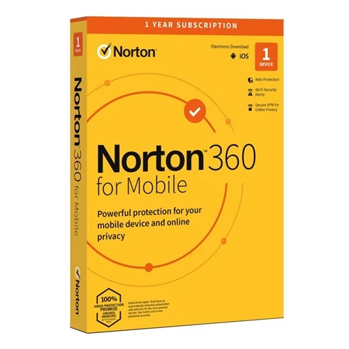 Norton 360 MOBILE HU 1 FELHASZNÁLÓ 12 HÓ ANTIVÍRUS SZOFTVER