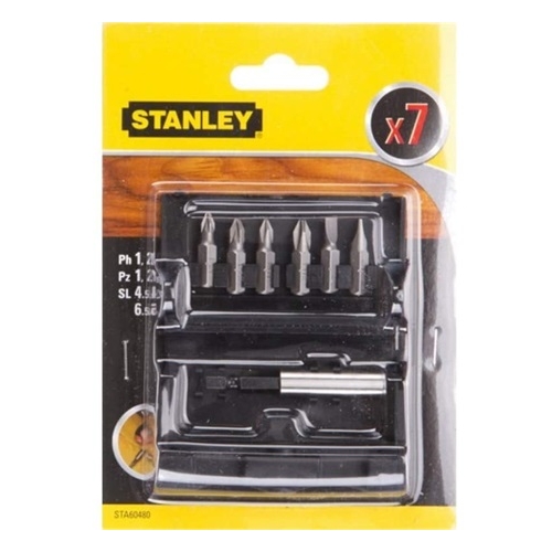 Stanley STA60480-XJ Bit készlet  PZ1 2  PH1 2  SL4.5 6.5