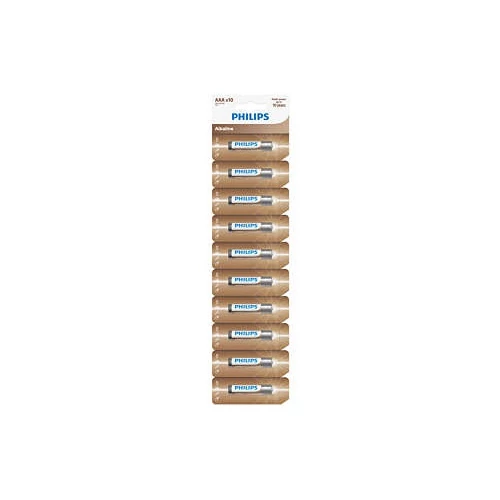 Philips LR03AL10S/10 ELEM ALKALI AAA 10DB-OS CSOMAGOLÁS