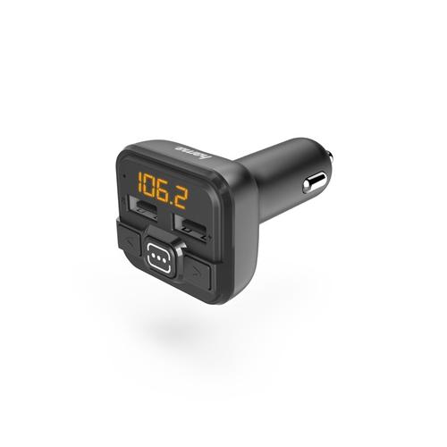 Hama 14163 FM TRANSZMITTER (USB, AUX, +TÖLTÉS FUNKCIÓ 1A)