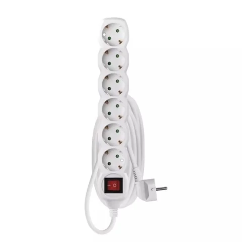 Emos P1623R HOSSZABBÍTÓ 3 M / 6 ALJZAT / KAPCSOLÓS / 1,5 MM2