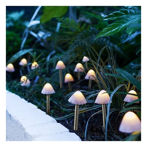 Garden of eden 11243 LED-ES SZOLÁR LÁMPA - 12 DB MINI GOMBA