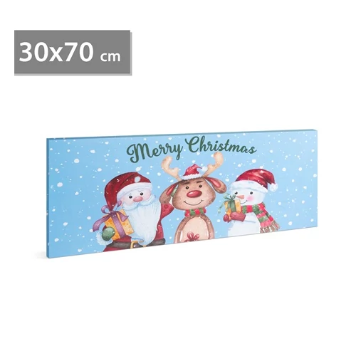 Family christmas 58464 LED FALI KÉP 70 X 30 CM