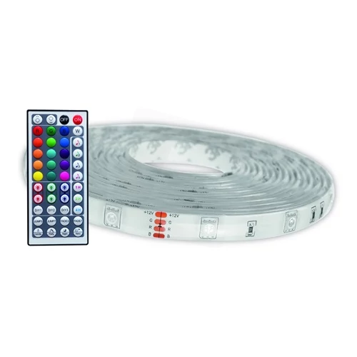 Avide ALSB5050RGBTUYA44-5M LED SZALAG BLISZTER 12V 16W RGB 5m TUYA - Zene vez. + IR távirányító
