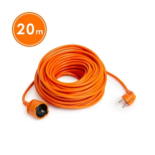 Delight 20502OR LENGŐ HOSSZABBÍTÓ NARANCS - 3 X 1,5 MM2 - 20 M