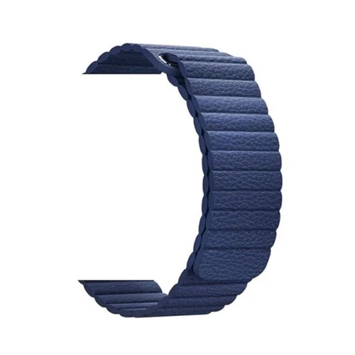 Mybandz 20SKU5000 MÁGNESES LOOP BŐRÓRASZÍJ /SÖTÉTKÉK/ / 20MM