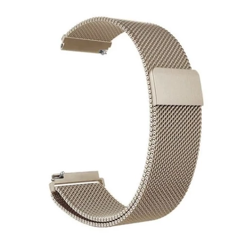 Mybandz 22SKU621 MILÁNÓI MÁGNESES FÉM ÓRASZÍJ  - PEZSGŐARANY