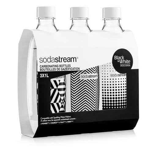 Sodastream BOTTLE FUSE BLACK & WHITE TRIPACK PALACK