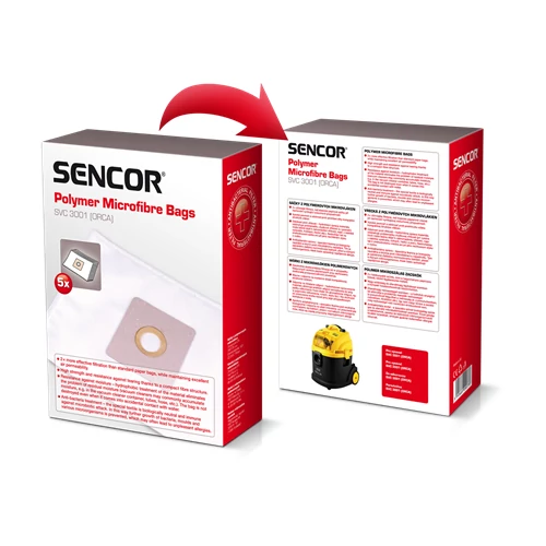 Sencor SVC3001 PAPÍRZSÁK PORZSÁK