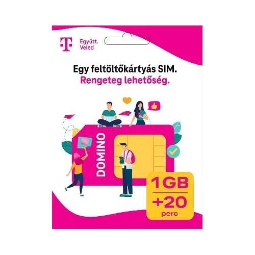 Telekom DOMINO SIM KÁRTYA (ÚJ) SIM KÁRTYA
