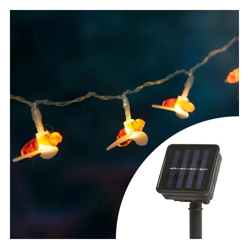 Family decor 58220 SZOLÁR LED FÉNYFÜZÉR MÉHECSKÉS
