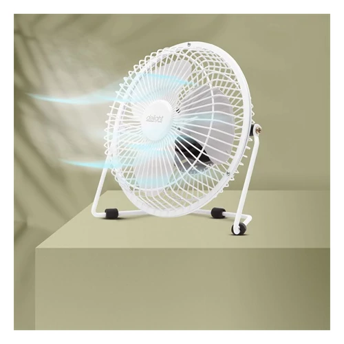 Delight 51110WH USB MINI VENTILÁTOR FEHÉR 18 CM