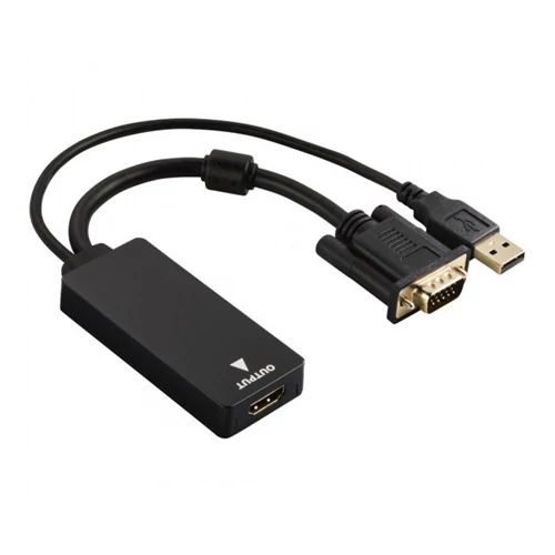 Hama 54547 VGA HDMI  ADAPTER +USB (AUDIO)