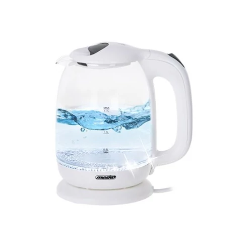 Mesko MS1302W VÍZFORRALÓ ÜVEG FALU 1,7L